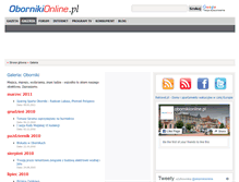Tablet Screenshot of galeria.obornikionline.pl