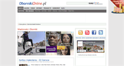 Desktop Screenshot of gazeta.obornikionline.pl